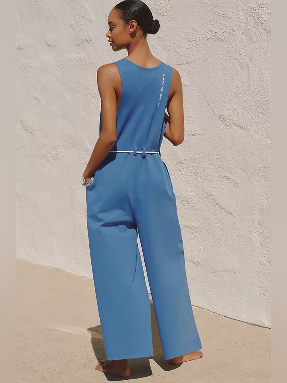 ✨ NWOT Anthropologie Coral Coast Knit Jumpsuit Sz L - Picture 3 of 6